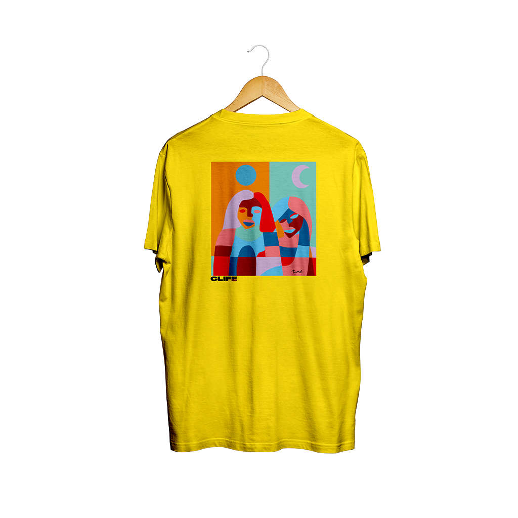 T - Shirt - Clife Skate Magazine X Thomas Yellow