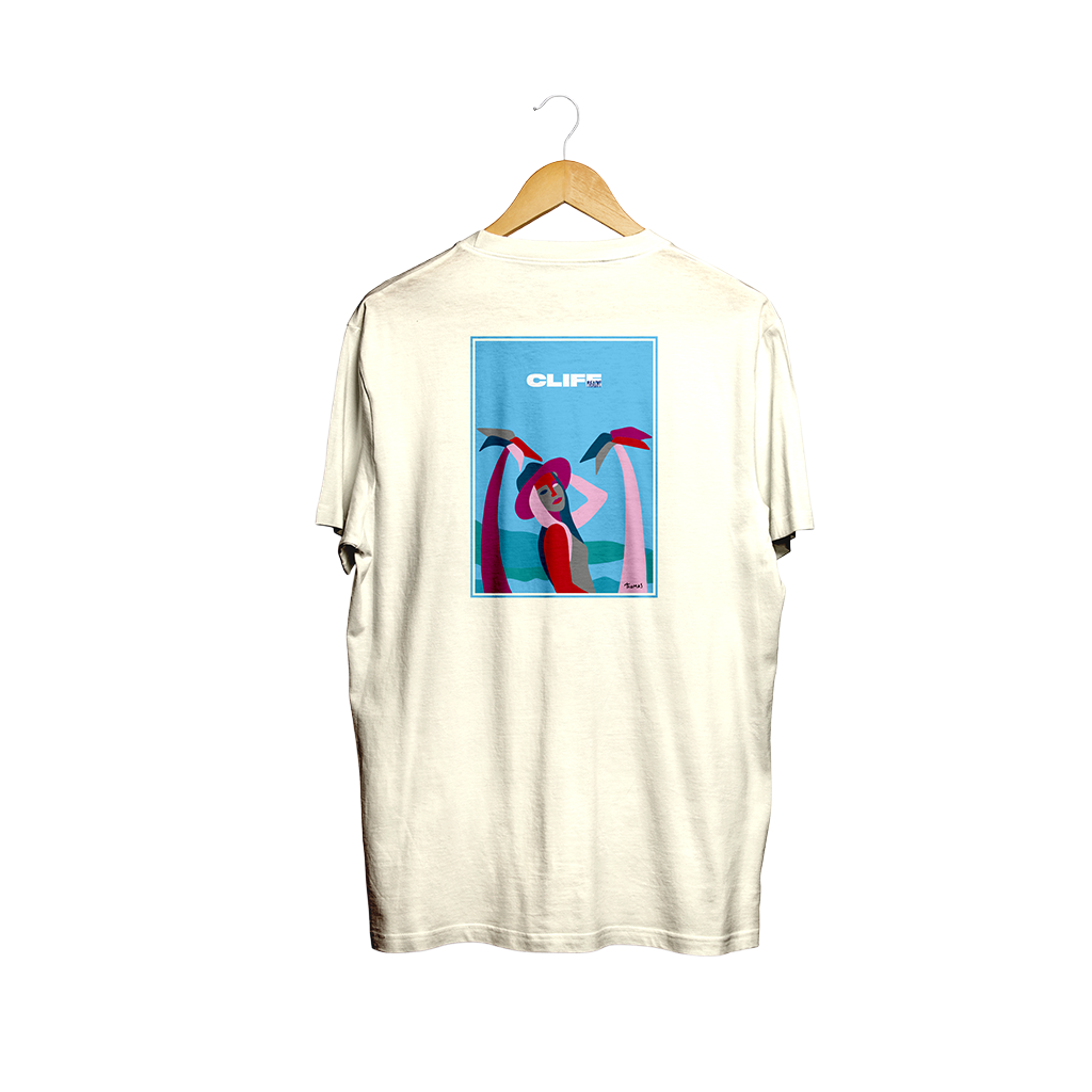 T - Shirt - Clife Skate Magazine - Off White