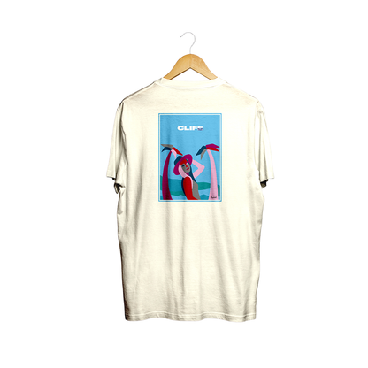 T - Shirt - Clife Skate Magazine - Off White