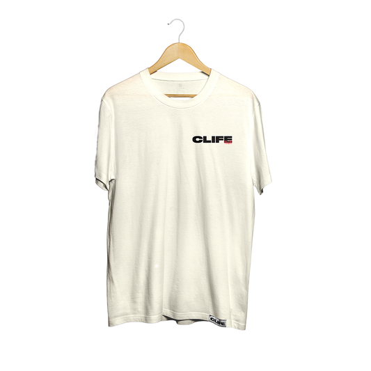 T - Shirt - Clife Skate Magazine - Off White